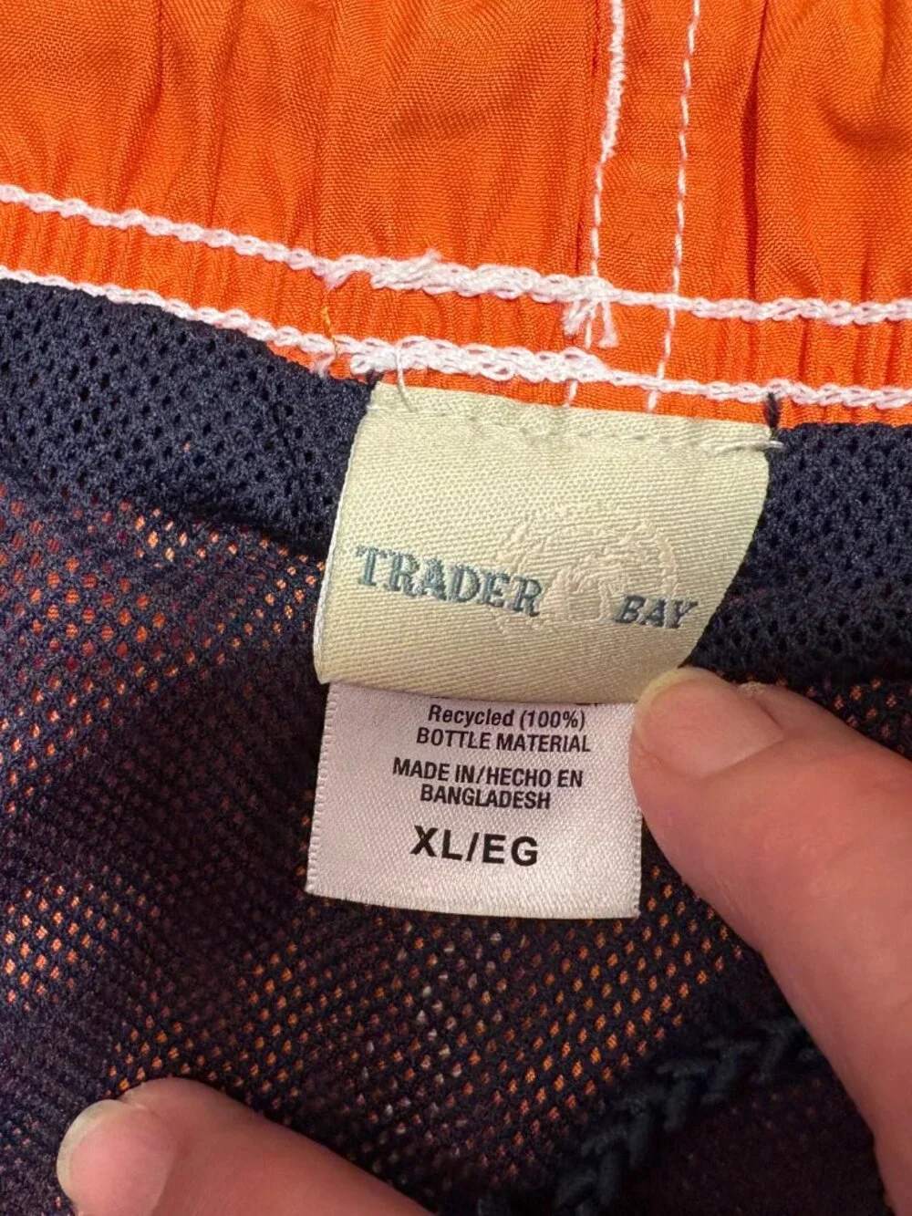 Men´s Trader Bay Swim Trunks - Orange - Size XL.